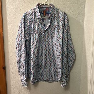 Luchiano Visconti Flower long sleeve Sports Shirt